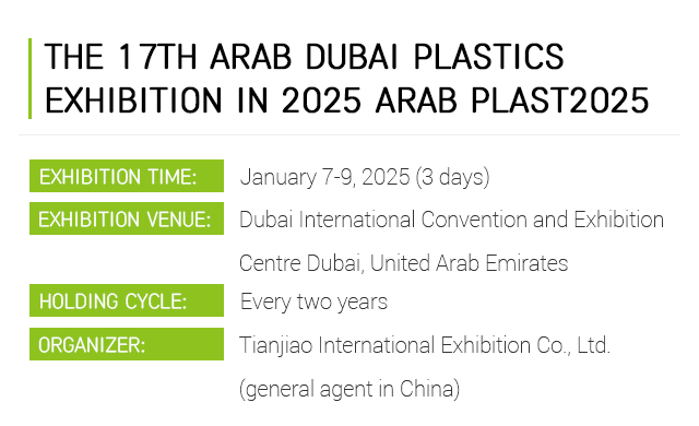 17-я выставка пластмасс в Дубае в 2025 году Arab Plast2025